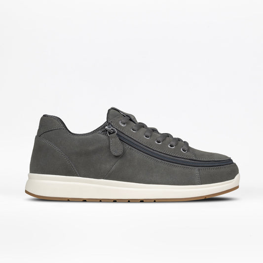 Men's Charcoal Suede BILLY Comfort Plush