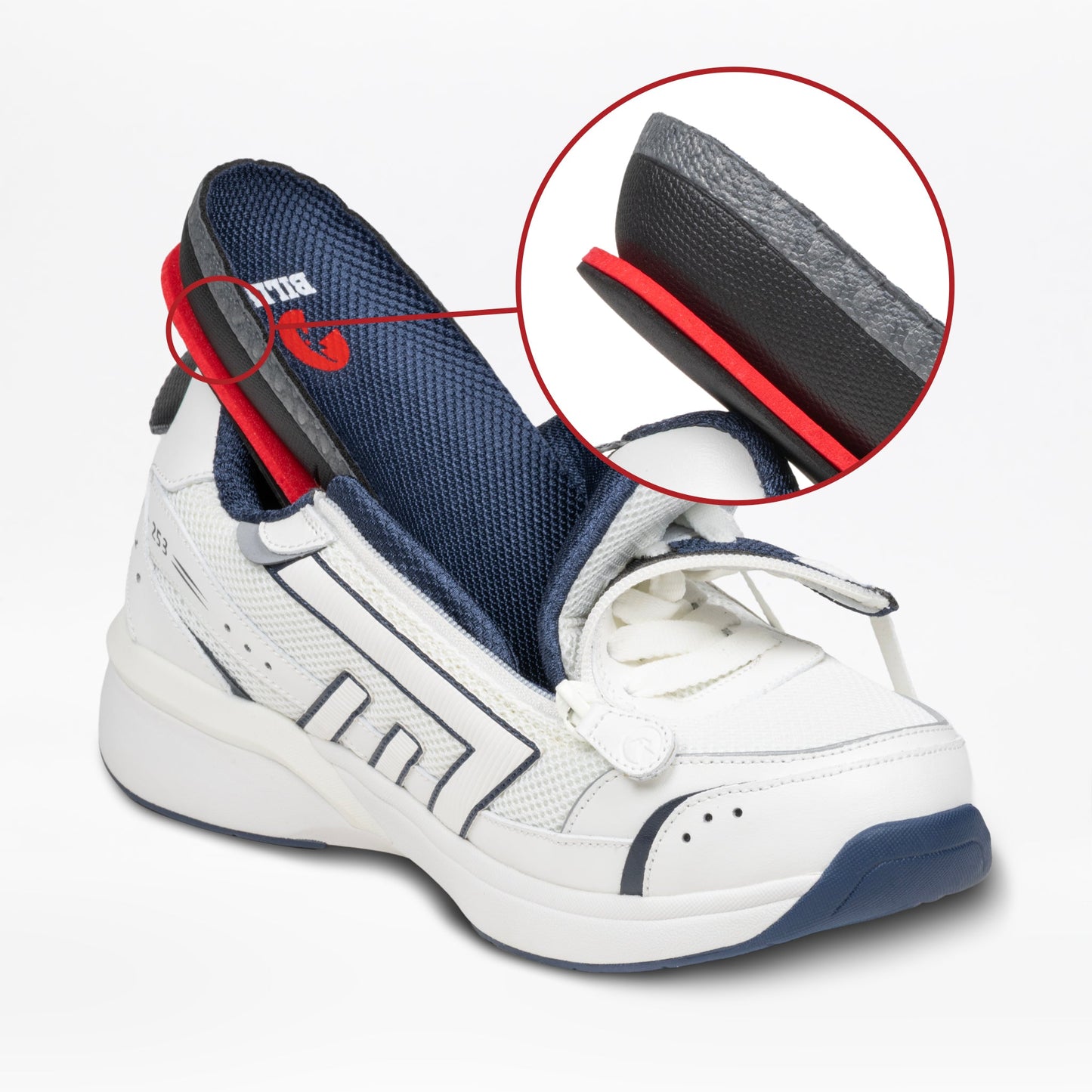 Men's White/Navy BILLY Limitless 253
