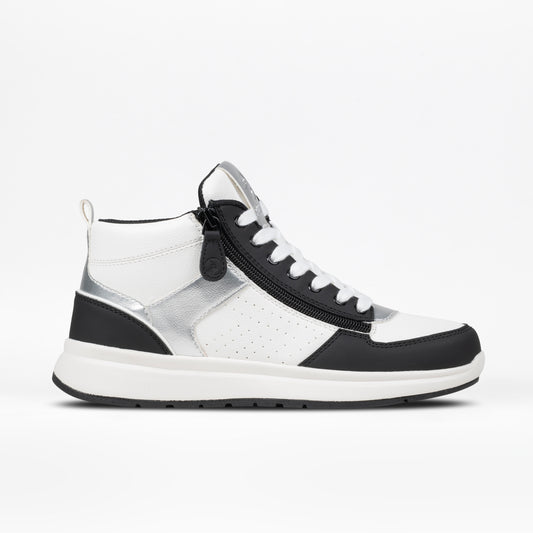 Women's White/Black/Silver BILLY Comfort DZ High